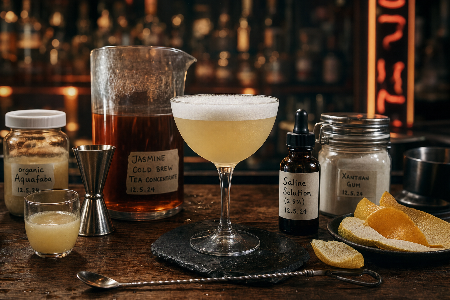 Alcoholvrije cocktail ingrediënten