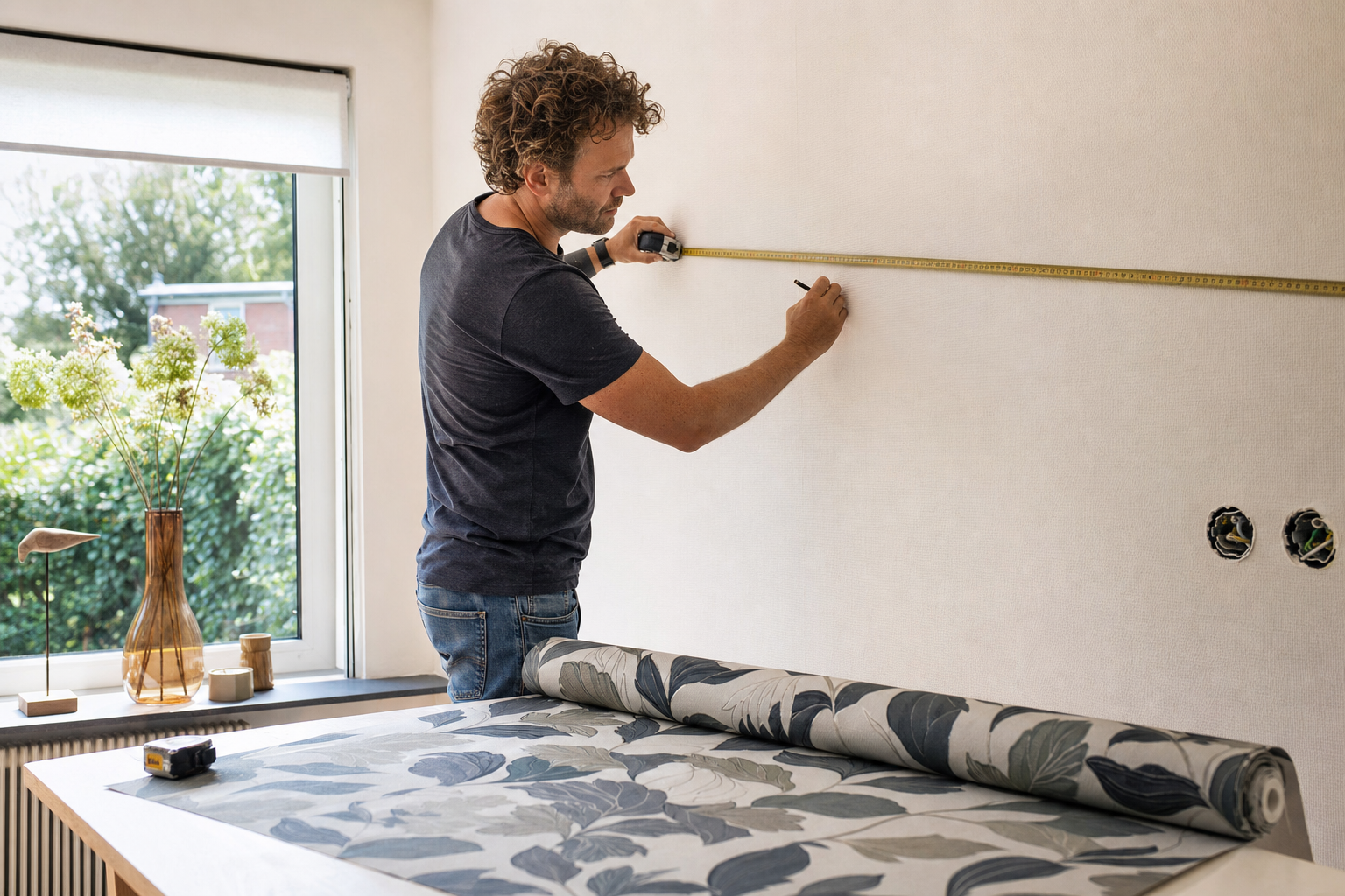 Behang op maat meten en bestellen