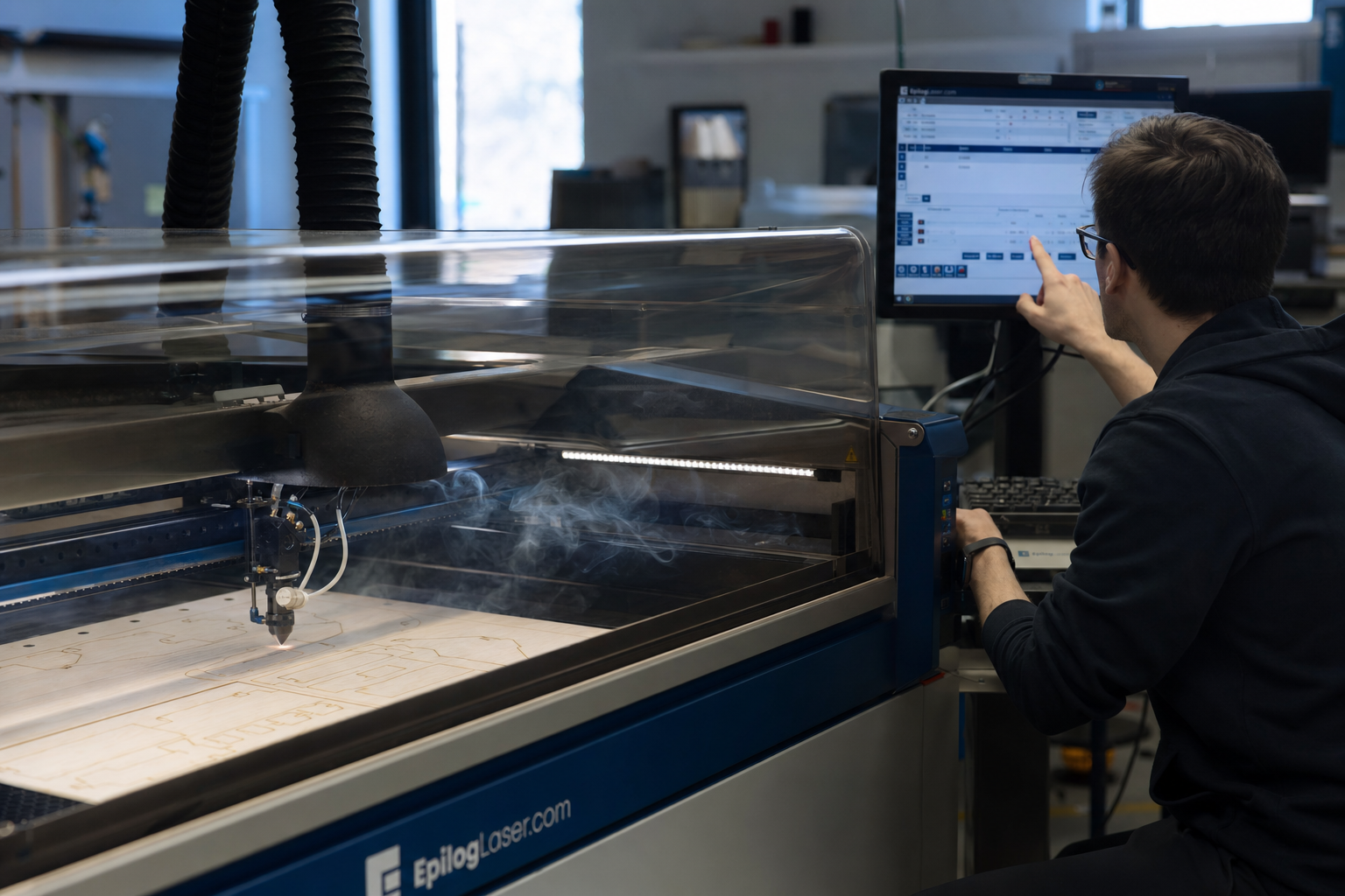 Voorkomen van roet en bruinverkleuring bij lasersnijden